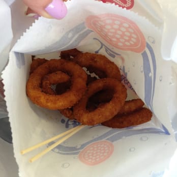 Quickly - I REALLY like their onion rings... With their popcorn chicken seasoninng yum - Coffee & Tea Near Me - Temple City, California