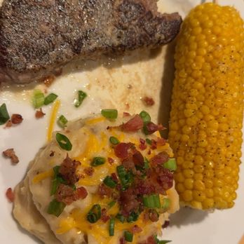 Chili's - Steak, loaded mashed potatoes and corn - Tex-Mex Near Me - Manhattan Beach, California Chili's - Steak, loaded mashed potatoes and corn - Tex-Mex Near Me - Manhattan Beach, California