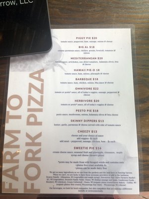 Farm to Fork Pizza by null