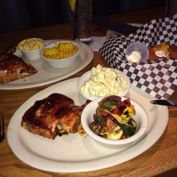 Bobby Q - Smoasted Chicken with potato salad, and roasted veggies - Barbeque Near Me - Phoenix, Arizona