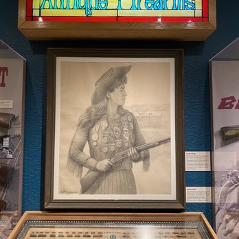 Buffalo Bill Museum and Grave - Annie Oakley- she was one cool lady and could shoot with the gun slung behind her back using a mirror! - Museums Near Me - Golden, Colorado Buffalo Bill Museum and Grave - Annie Oakley- she was one cool lady and could shoot with the gun slung behind her back using a mirror! - Museums Near Me - Golden, Colorado