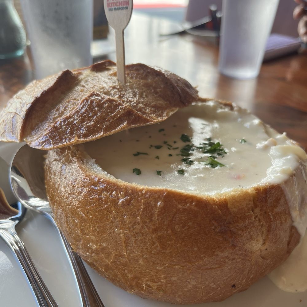 Clam Chowder Sourdough Bowl Clam Chowder Sourdough Bowl