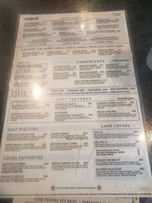 Menu photo 6 The Jellyfish Pensacola, FL Menu photo 6 The Jellyfish Pensacola, FL