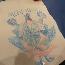 Montana's - Nice artwork, kiddo!