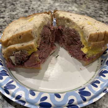 Burt's Deli - The Yummy! Corned Beef, pastrami, cheese, mustard on fresh rye... - Delis Near Me - Libertyville, Illinois Burt's Deli - The Yummy! Corned Beef, pastrami, cheese, mustard on fresh rye... - Delis Near Me - Libertyville, Illinois