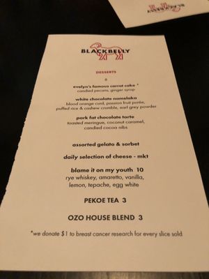 Menu photo 7 Blackbelly Market Boulder, CO