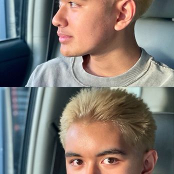 Hair Desire By Andy - My son's blonde buzz cut by Tiffany! - Hair Stylists Near Me - Westminster, California Hair Desire By Andy - My son's blonde buzz cut by Tiffany! - Hair Stylists Near Me - Westminster, California