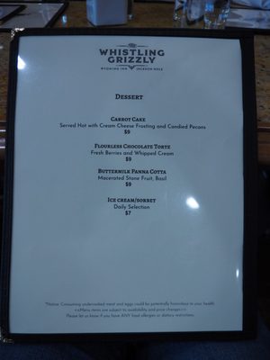 Menu photo 6 The Whistling Grizzly Jackson, WY Menu photo 6 The Whistling Grizzly Jackson, WY