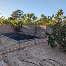 Vintage Pools - Concrete pool shell.