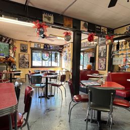 Dining Room with Train