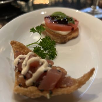 Morton's The Steakhouse - Poke nacho and caprese. - Steakhouses Near Me - Honolulu, Hawaii