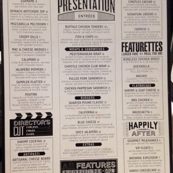 Cineplex VIP Cinemas - Food menu - Cinema Near Me - Toronto, Ontario Cineplex VIP Cinemas - Food menu - Cinema Near Me - Toronto, Ontario