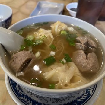 Mike's Noodle House - 13. Wonton and Beef Ball Noodle Soup - Cantonese Near Me - Seattle, Washington Mike's Noodle House - 13. Wonton and Beef Ball Noodle Soup - Cantonese Near Me - Seattle, Washington