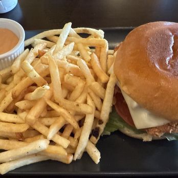 16th Street Diner - Fried chicken sandwich with fries - Breakfast & Brunch Near Me - San Francisco, California