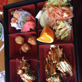 Sakura Japanese Restaurant - Volcano roll bento box - Japanese Near Me - Virginia Beach, Virginia