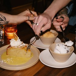 Rosalia Pizza Northeast - Lemon Ricotta Cake and Gelato