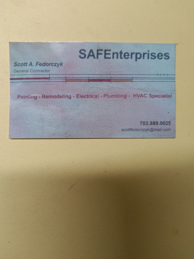 Slide of SAF Enterprises