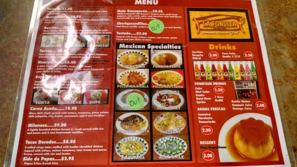 Menu photo 8 La Fondita Salem, OR