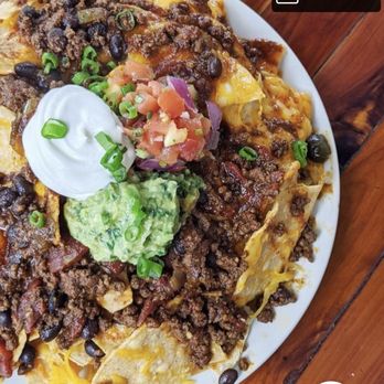 Poe's Tavern - Edgar's Nachos w/ drunken chili - Burgers Near Me - Savannah, Georgia