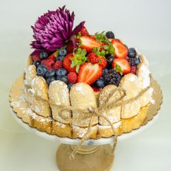 Ocean’s Delights - Ladyfingers and Berries Cheesecake