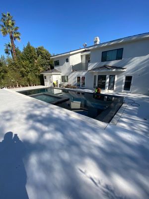 Palm Drive, Beverly Hills - The client just bought the house and wanted us to give her house a major facelift!