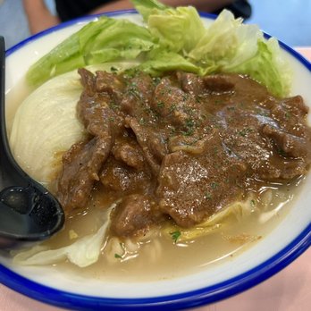 Kong Sihk Tong - Breakfast - satay beef and instant noodles - Hong Kong Style Cafe Near Me - Flushing, New York Kong Sihk Tong - Breakfast - satay beef and instant noodles - Hong Kong Style Cafe Near Me - Flushing, New York