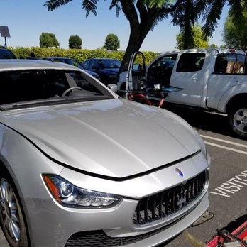 P & G Auto Glass - 2016 Maserati Ghibli windshield replacement . before - Auto Glass Services Near Me - Chatsworth, California P & G Auto Glass - 2016 Maserati Ghibli windshield replacement . before - Auto Glass Services Near Me - Chatsworth, California