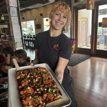 Little Star Pizza - Thank you to our Excellent Server Kiley with our Five Star Chicken BBQ Detroit Style Pizza at Little Star Pizza in Albany, CA. Julie A - Pizza Near Me - Albany, California Little Star Pizza - Thank you to our Excellent Server Kiley with our Five Star Chicken BBQ Detroit Style Pizza at Little Star Pizza in Albany, CA. Julie A - Pizza Near Me - Albany, California