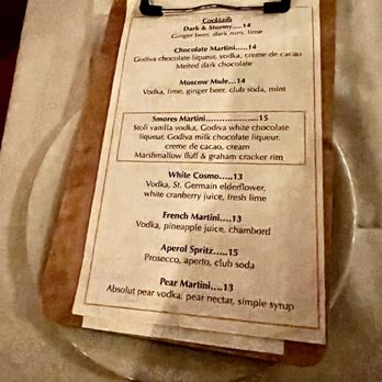 Bliss - Drink menu - Seafood Near Me - East Setauket, New York