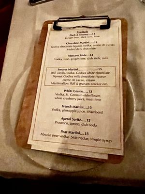 Menu photo 5 Bliss East Setauket, NY