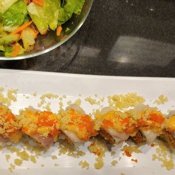 Momo Sushi - We had the white horse sushi roll and the oriental grilled chicken salad!! So delish! At least once a month we come here!! - Sushi Bars Near Me - Henderson, Nevada Momo Sushi - We had the white horse sushi roll and the oriental grilled chicken salad!! So delish! At least once a month we come here!! - Sushi Bars Near Me - Henderson, Nevada