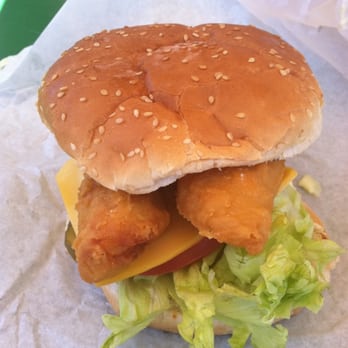 Burger Barn - Crispy Cod Sandwich - Burgers Near Me - Bridgeport, California