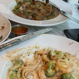 We left the food cuz it was so bad We left the food cuz it was so bad