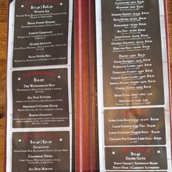 Pass & Stow - Drink menu
