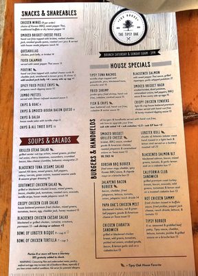 Menu photo 2 The Tipsy Oak Arlington, TX Menu photo 2 The Tipsy Oak Arlington, TX
