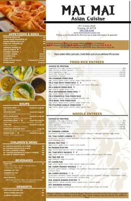 Menu photo 3 Mai Mai Asian Cuisine Grayling, MI Menu photo 3 Mai Mai Asian Cuisine Grayling, MI