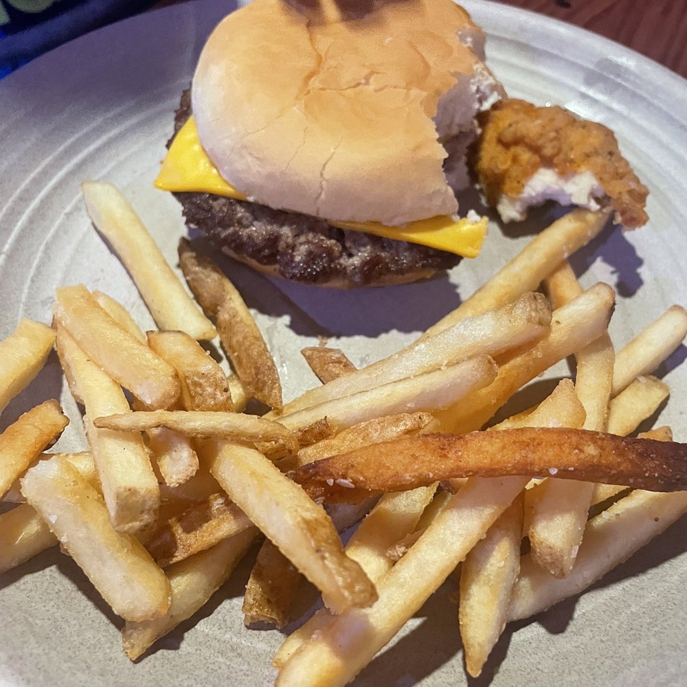 Dragon's Den - Kids cheese burger - American Near Me - Carlsbad, California