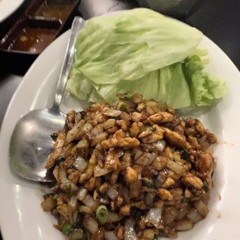 Bao Gogo - M20. Chicken with lettuce wrap - Szechuan Near Me - Alpharetta, Georgia Bao Gogo - M20. Chicken with lettuce wrap - Szechuan Near Me - Alpharetta, Georgia