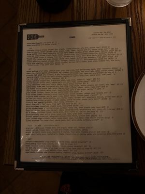 Menu photo 8 Bacari North Park San Diego, CA