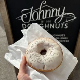 Lemon poppyseed doughnut Lemon poppyseed doughnut