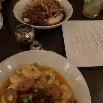 The Library Wine Bar & Bistro - Shrimp and Grits and Braised Short Ribs - Wine Bars Near Me - Wallingford, Connecticut The Library Wine Bar & Bistro - Shrimp and Grits and Braised Short Ribs - Wine Bars Near Me - Wallingford, Connecticut