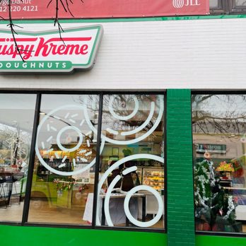Krispy Kreme - a krispy kreme doughnut shopfront - Donuts Near Me - Queens, New York