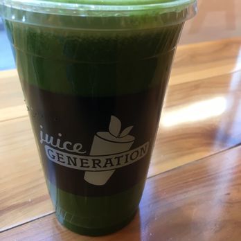 Juice Generation - The Professional. Collard greens, Swiss chard, kale, spinach, wheatgrass, cucumber, apple, lemon, and ginger - Juice Bars & Smoothies Near Me - New York, New York