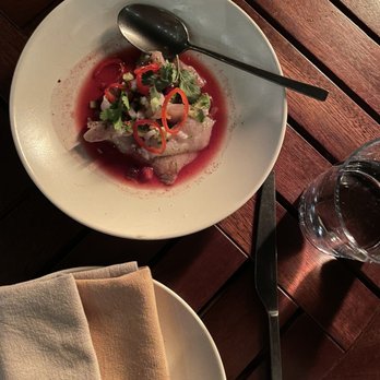 Cara Cara - Halibut crudo - New American Near Me - Los Angeles, California