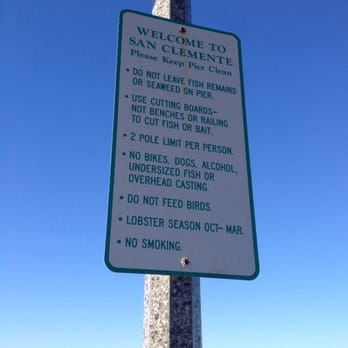 San Clemente Pier - Lobster season begins in October. - Beaches Near Me - San Clemente, California San Clemente Pier - Lobster season begins in October. - Beaches Near Me - San Clemente, California