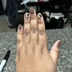 Eucy Nails - Dip powder with gel design