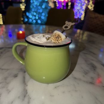 Puttery - Holly Jolly Pop Up Menu: toasted marshmallow - Mini Golf Near Me - Houston, Texas