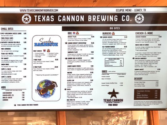 Menu photo 2 Texas Cannon Brewing Leakey, TX