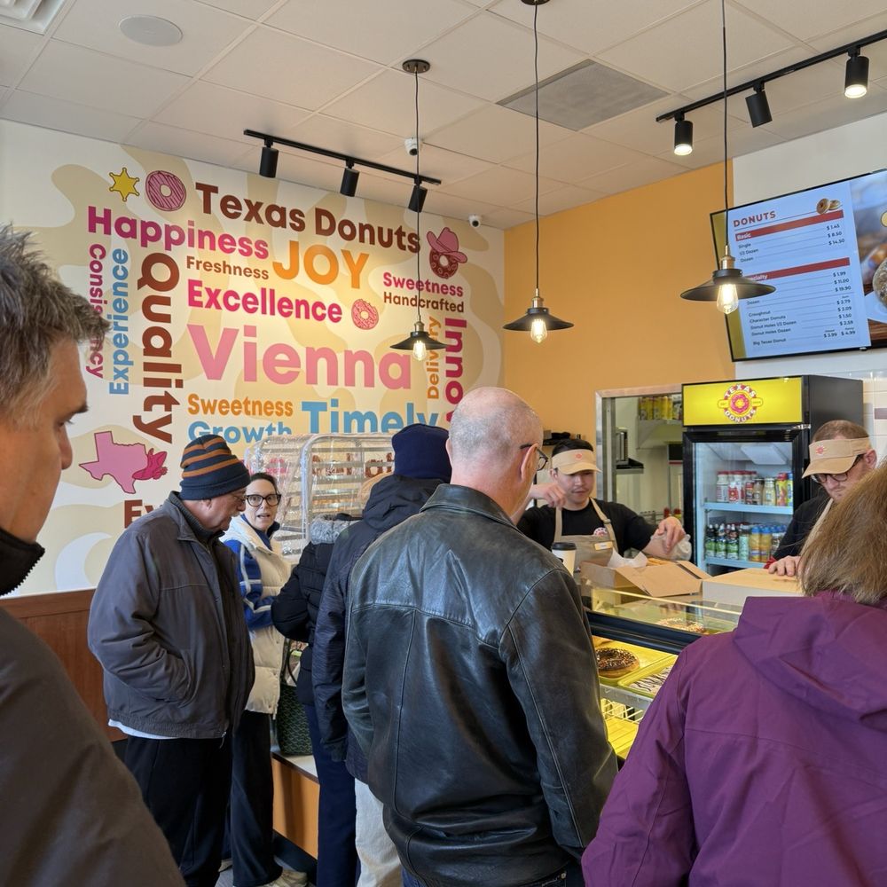 Texas Donuts - Inside Texas Donuts Vienna. - Donuts Near Me - Vienna, Virginia Texas Donuts - Inside Texas Donuts Vienna. - Donuts Near Me - Vienna, Virginia