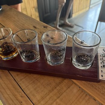 Voodoo Brew Pub - Bourbon flight - Pizza Near Me - Myrtle Beach, South Carolina